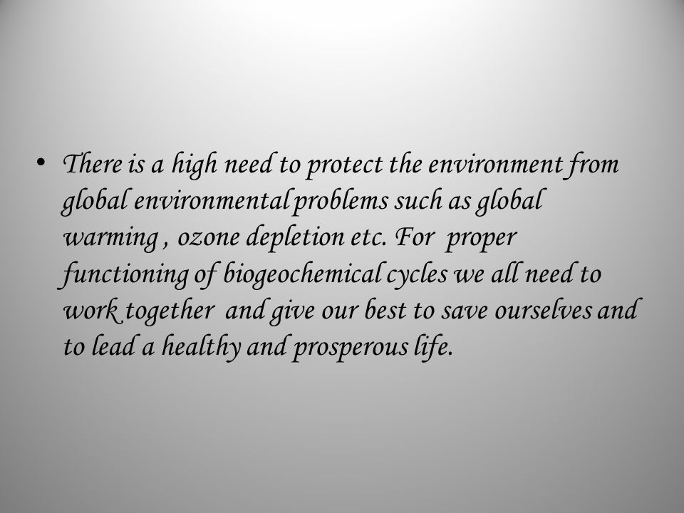 project on environment ppt
